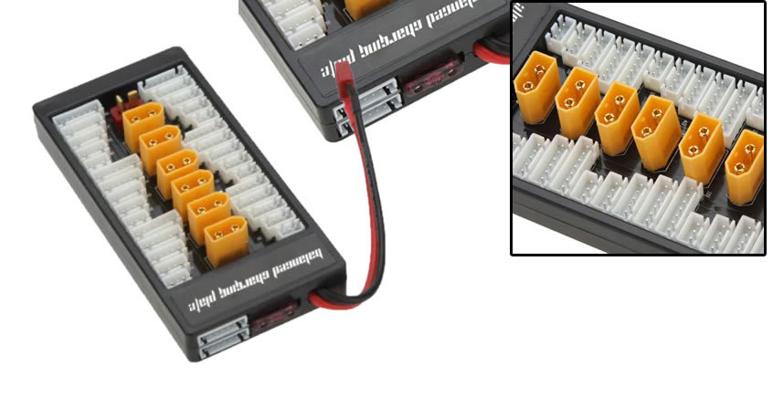 Multicargador en paralelo de baterías Lipo 2S – 6S